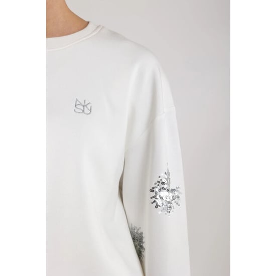 Nukus Nks03069 17 suzanne pullover paillet off white - Image 4