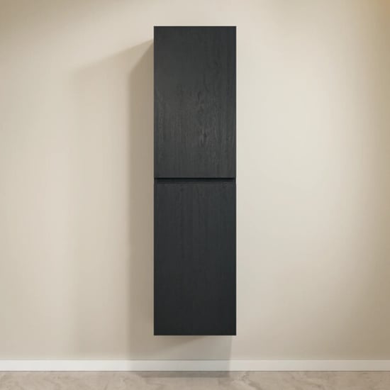 Mirlux Kolomkast ruvo 150cm zwart eiken - Image 4