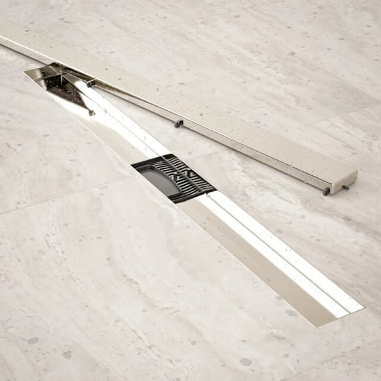 Mirlux Douchegoot 80cm tegelrooster rvs met flens - Image 4