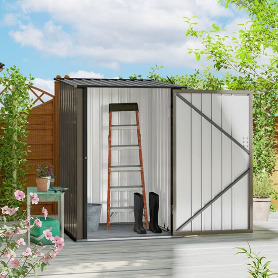4goodz Tuinhuis van metaal metalen tuinhuisje voor balkon en terras - - Image 5