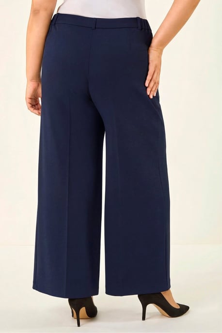 Curve Wide Leg Tailored Trouser - Image 3