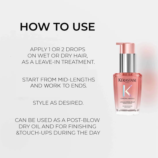 Kérastase Chroma Absolu L'Huile Chroma Éclat Refillable Hair Oil 30ml - Image 4