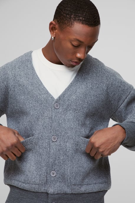 Boxy Open Neck Bomber Jacket - Image 3