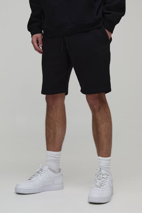 Basic Slim Fit Jersey Short - Image 1