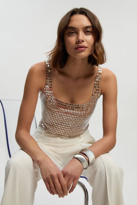 Premium Crystal Embellished Top - Image 2