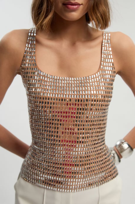 Premium Crystal Embellished Top - Image 3