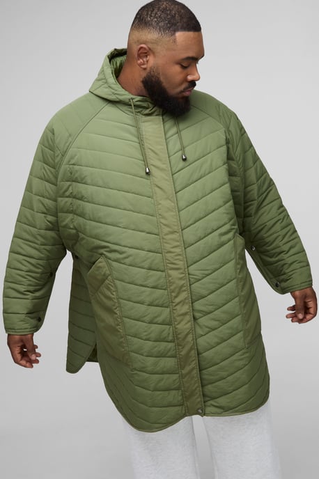 Plus Quilted Popper Side Oversized Festival Mac - Image 3