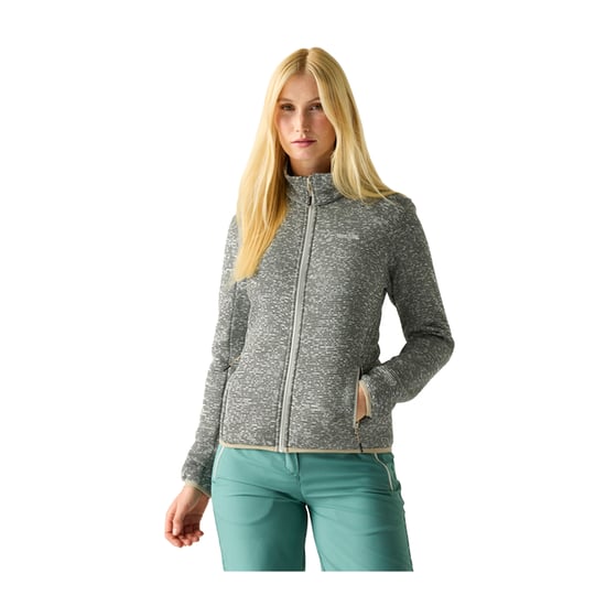 Regatta Womens/Ladies Newhill Full Zip Fleece Jacket (Cloud) - Image 1