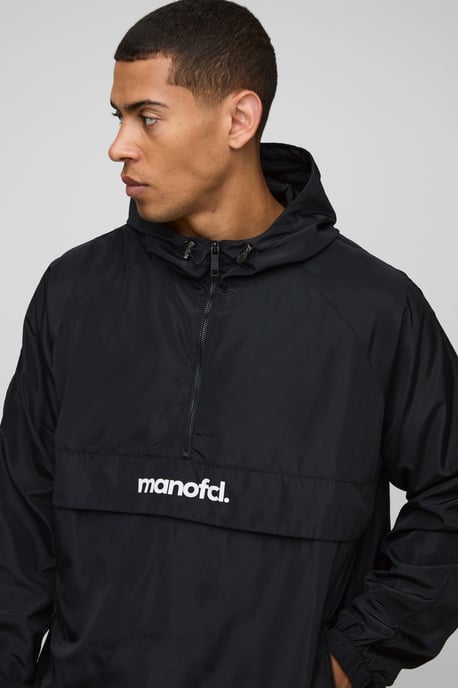 MAN Oversized Nylon Cagoule Jacket - Image 3