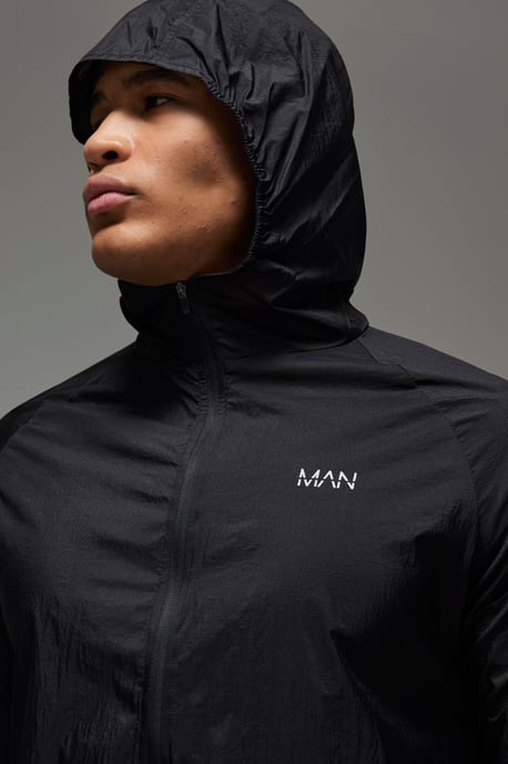 Man Active Lightweight Shower Resistant Windbreaker - Image 3