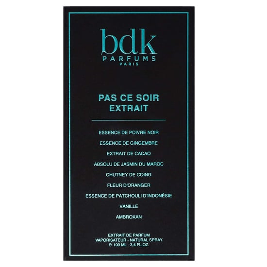 bdk Parfums Pas ce Soir Extrait de Parfum Spray 100ml - Image 2