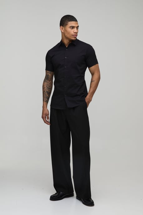 Stretch Fit Short Sleeve Shirt - Image 4