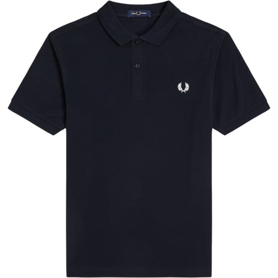 Fred Perry Mens M6000 Plain Polo Shirt Navy - Image 1