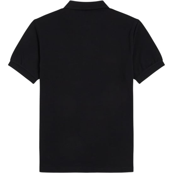 Fred Perry Mens M6000 Plain Polo Shirt Black - Image 3