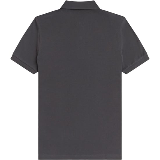 Fred Perry Mens M6000 Plain Polo Shirt Anchor Grey - Image 3
