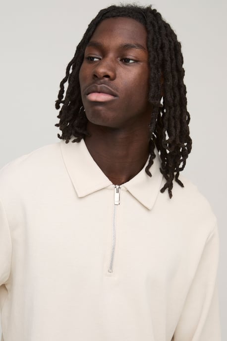 Regular Premium Interlock Long Sleeve Polo - Image 3