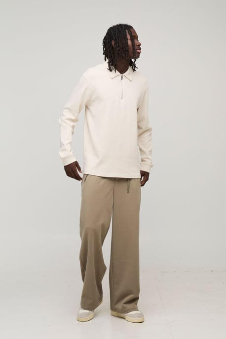 Regular Premium Interlock Long Sleeve Polo - Image 4
