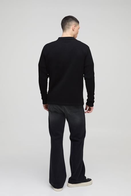Regular Collared Knitted Shirt - Image 2