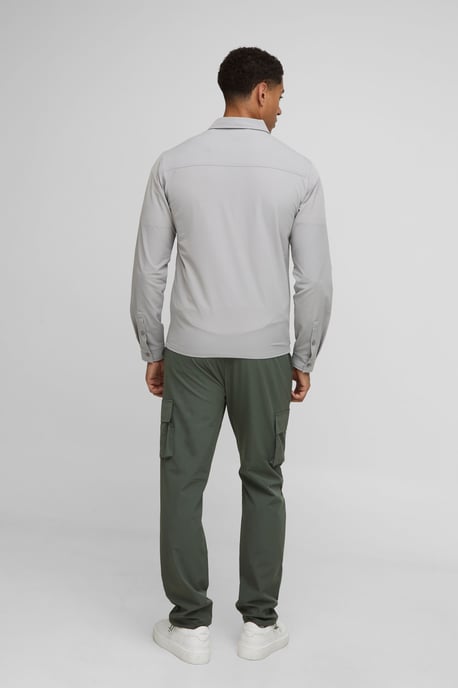 Regular Fit Tech Stretch Overshirt - Image 2