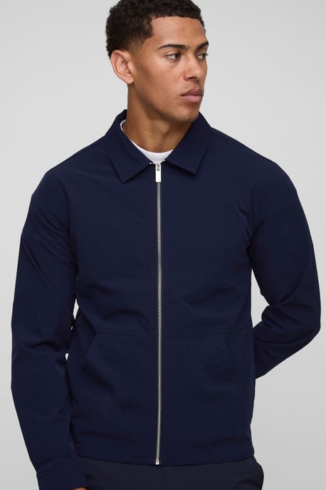 Regular Fit Tech Stretch Overshirt - Image 3