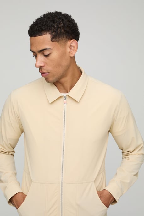 Regular Fit Tech Stretch Overshirt - Image 3