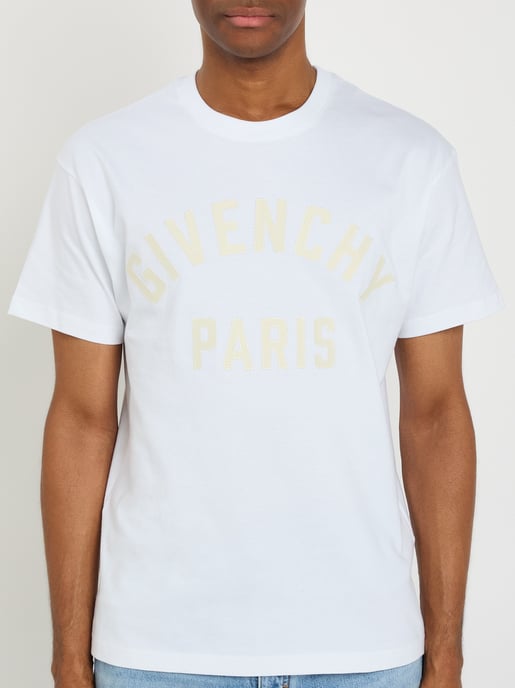 Applique Logo T-Shirt in White - Image 1