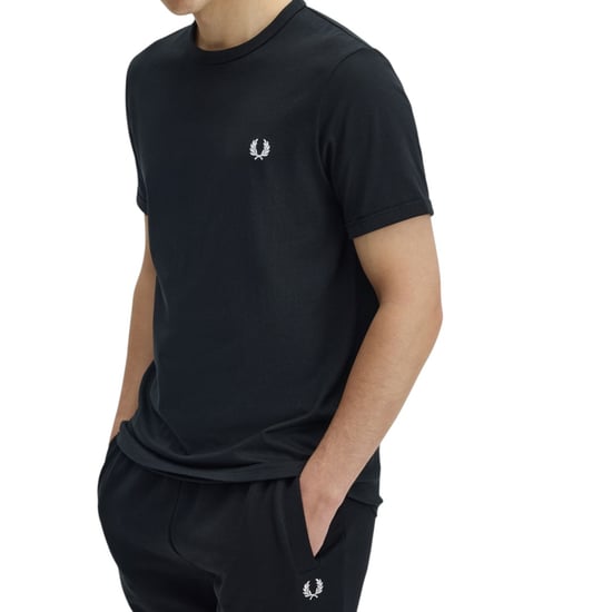 Fred Perry Mens T-Shirt Black - Image 3