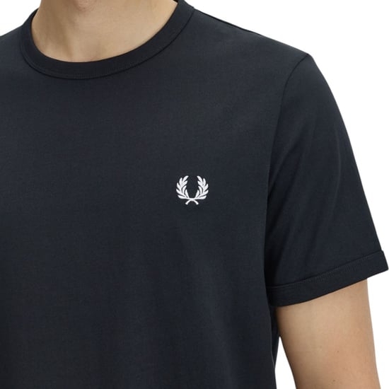 Fred Perry Mens T-Shirt Black - Image 4