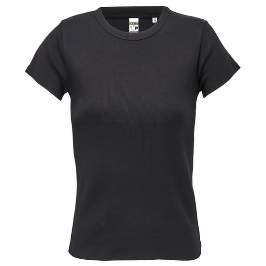 SOLS Dames Sara T-Shirt (Diep Zwart) - Image 1