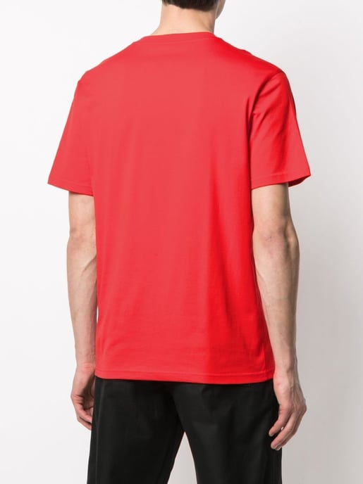 Oversized rood T-shirt met gebroken, geborduurd logo van Givenchy - Image 4