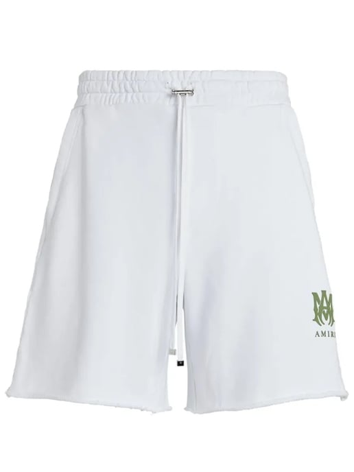 MA Logo Sweatshorts in White - Image 2