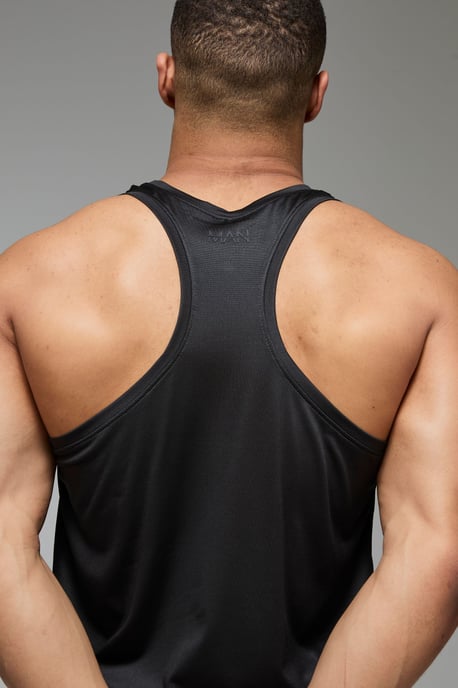 Man Active Regular Lightweight Essentials Gym Vest - Image 3