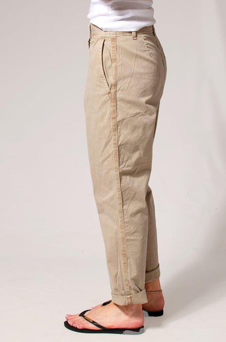 Tapered Ankle Grazer Chino Trousers - Image 4