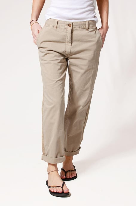 Tapered Ankle Grazer Chino Trousers - Image 5