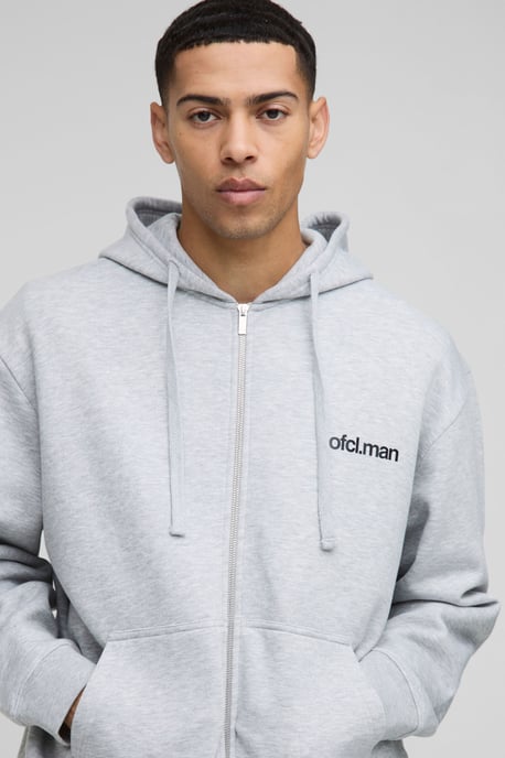 Oversized Ofcl Man Split Hem Jogger Tracksuit - Image 3