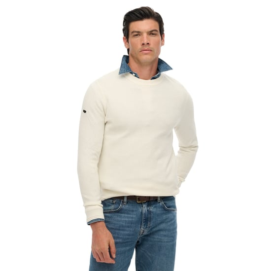 Superdry Cotton Texture Jumper Knitted Jumper - Image 2