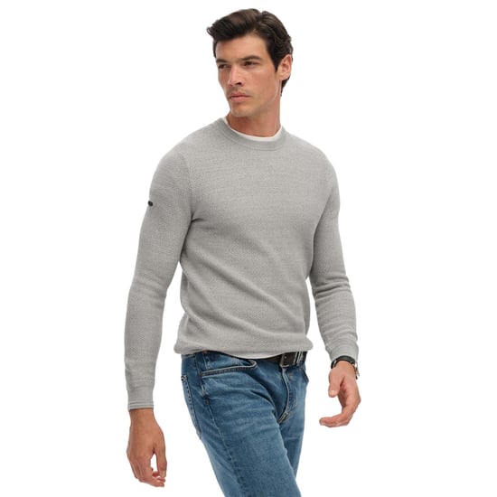 Superdry Cotton Texture Jumper Knitted Jumper - Image 2