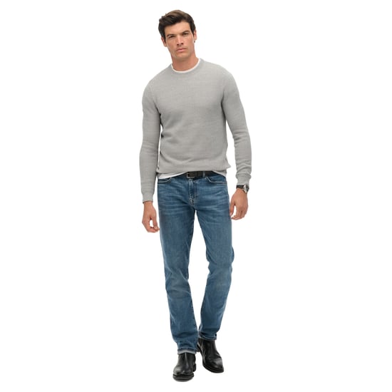Superdry Cotton Texture Jumper Knitted Jumper - Image 5