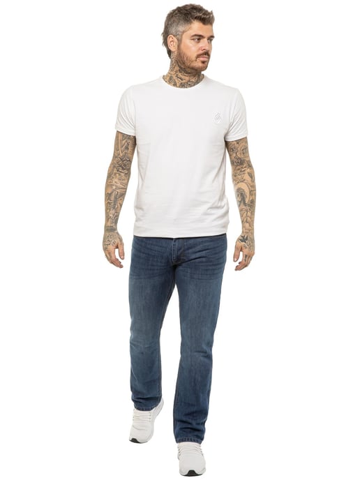 Enzo | Mens Straight Leg Denim Jeans - Image 4