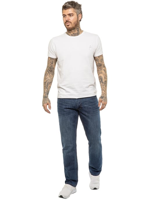Enzo | Mens Straight Leg Denim Jeans - Image 5