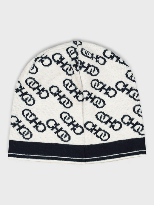 Jimmy Choo Logo Wool-Blend Beanie White - Image 1