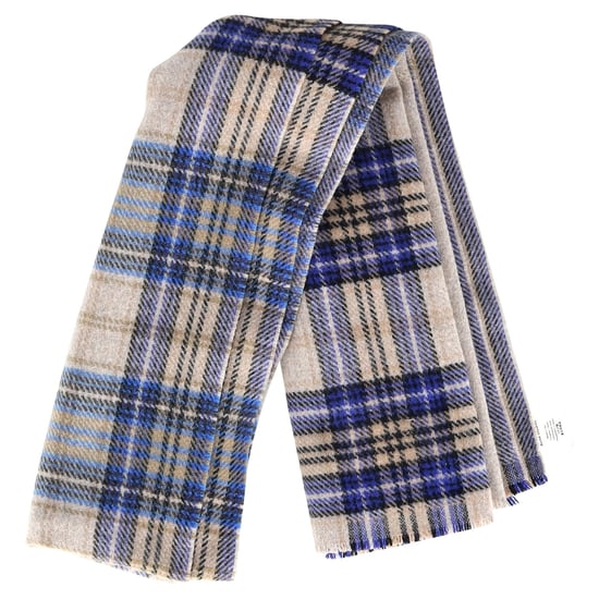 Acne Studios Plaid Printed Scarf in Multicolor Wool - Image 1