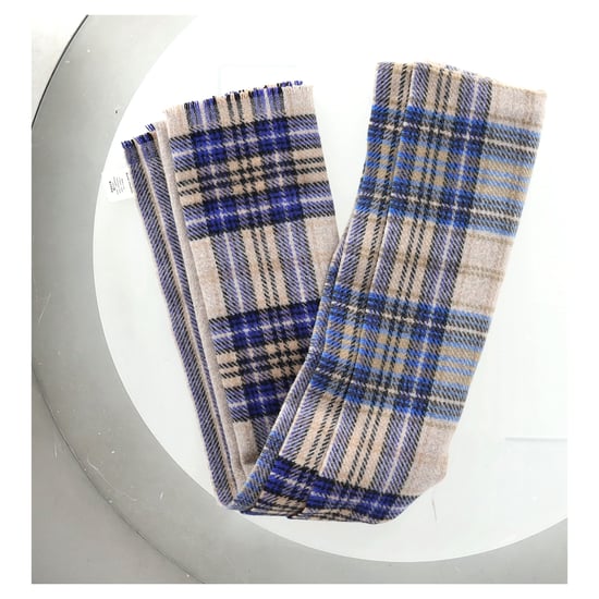 Acne Studios Plaid Printed Scarf in Multicolor Wool - Image 6
