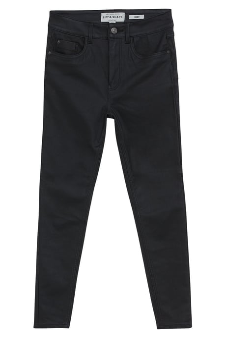 Leather Look Skinny Jeans - Image 2