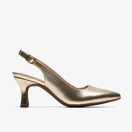 Kataleyna Step Gold Shoes - Image 1