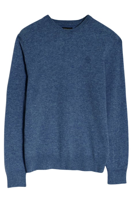 Crew Neck Wool Blend Jumper - Image 3