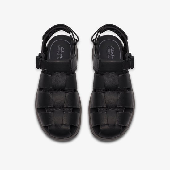 Guideview Cove Black Leather Sandals - Image 6