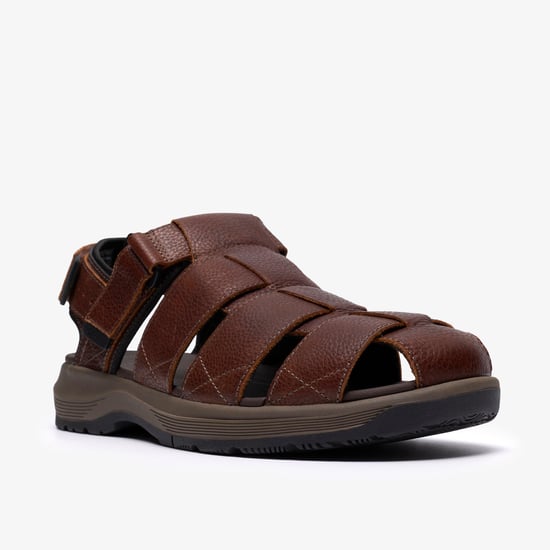 Guideview Cove Dark Brown Lea Sandals - Image 4