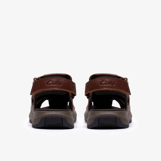 Guideview Cove Dark Brown Lea Sandals - Image 5