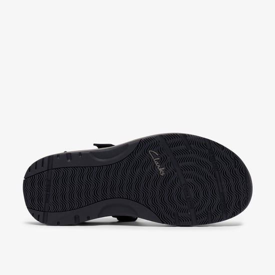 Guideview Trek Black Leather Sandals - Image 3